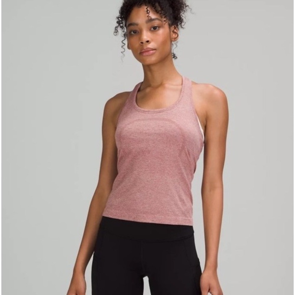 Lululemon Swiftly Tank Race Length Size 16 Spiced Chai